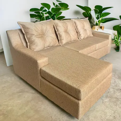 Seccional Nizza Beige Izquierdo