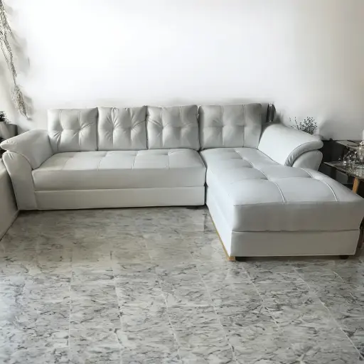 Seccional New Mustang Derecho PU Blanco